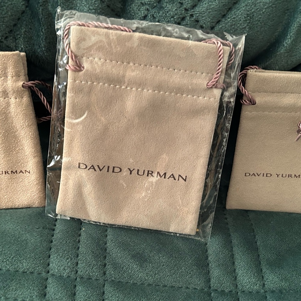 David Yurman Tan Suede Bag